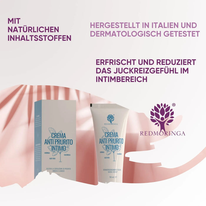 JUCKREIZCREME INTIM ALOE MORINGA UND CALENDULA
