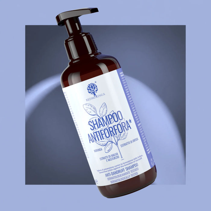 Shampooing Bio Anti-Pelliculaire au Moringa avec Capucine et Ortie