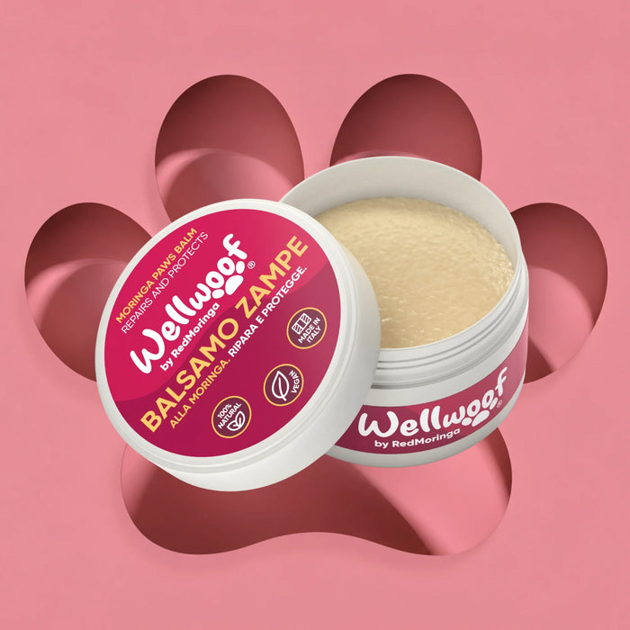 Crème pour les pattes pour chiens et chats - Formule 100% naturelle, répare et protège les coussinets - 70ml