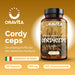 Cordyceps Nahrungsergänzungsmittel ORAVità hergestellt in Italien: 120 Kapseln à 550mg, 40% Polysaccharide