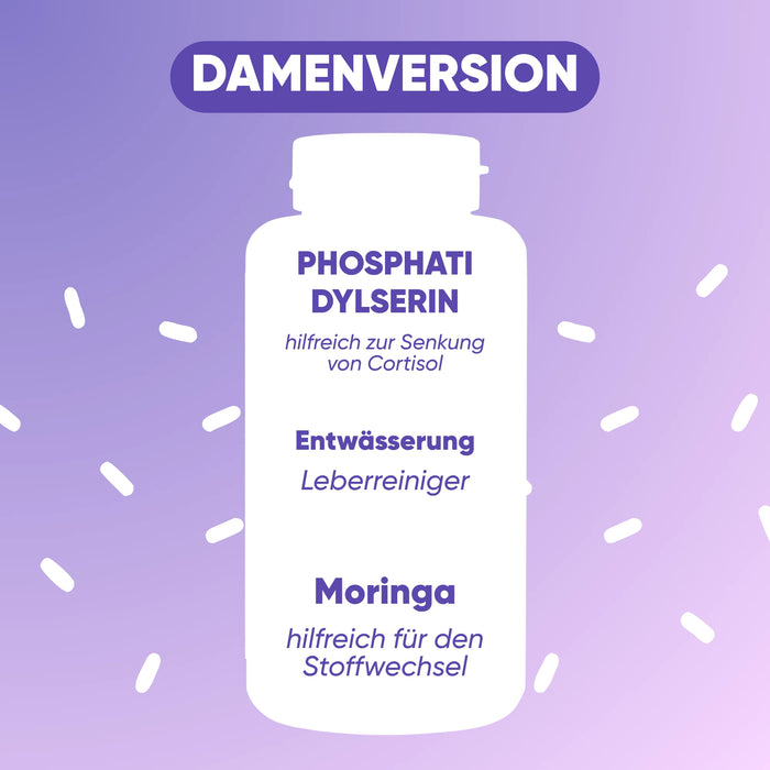Kit Été Anti-Cortisol | Moringa Bio + Phosphatidylsérine + Benessere Mentale | Stress · Énergie · Équilibre