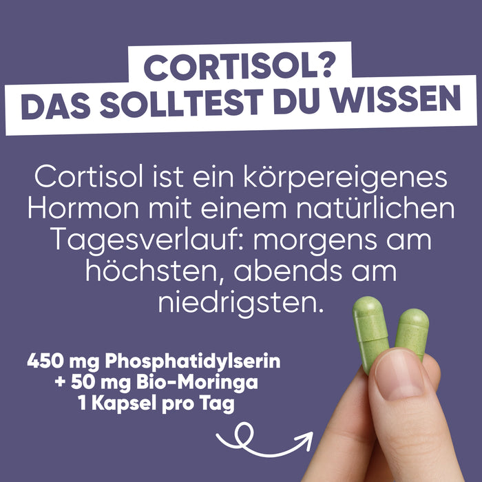 Phosphatidylsérine 450 mg + Moringa | Cortisol, stress