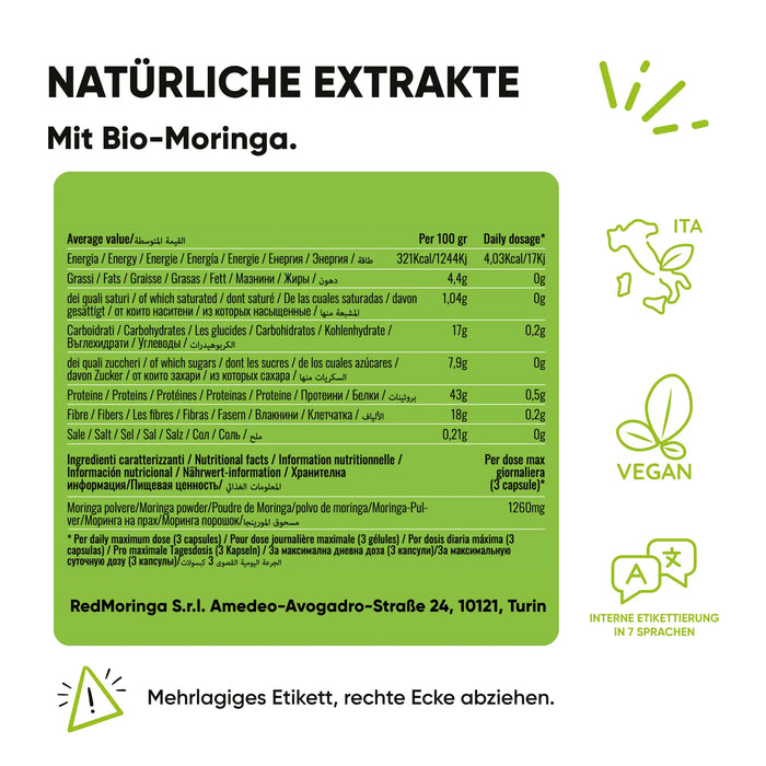 Kit Été Anti-Cortisol | Moringa Bio + Phosphatidylsérine + Benessere Mentale | Stress · Énergie · Équilibre