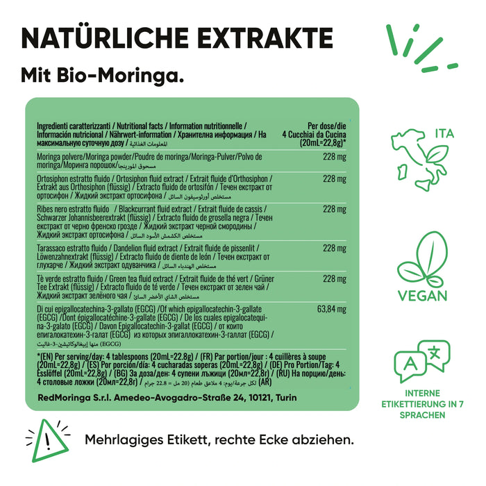 Kit Été Anti-Cortisol | Moringa Bio + Phosphatidylsérine + Benessere Mentale | Stress · Énergie · Équilibre