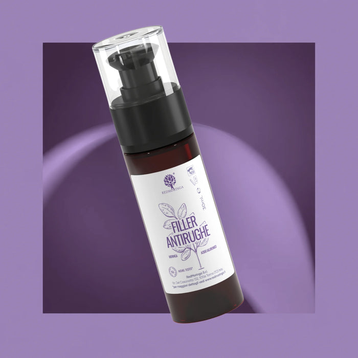 Sérum Acide Hyaluronique au Moringa | Sérum Anti-Rides Effet Filler – Repulpant & Hydratant