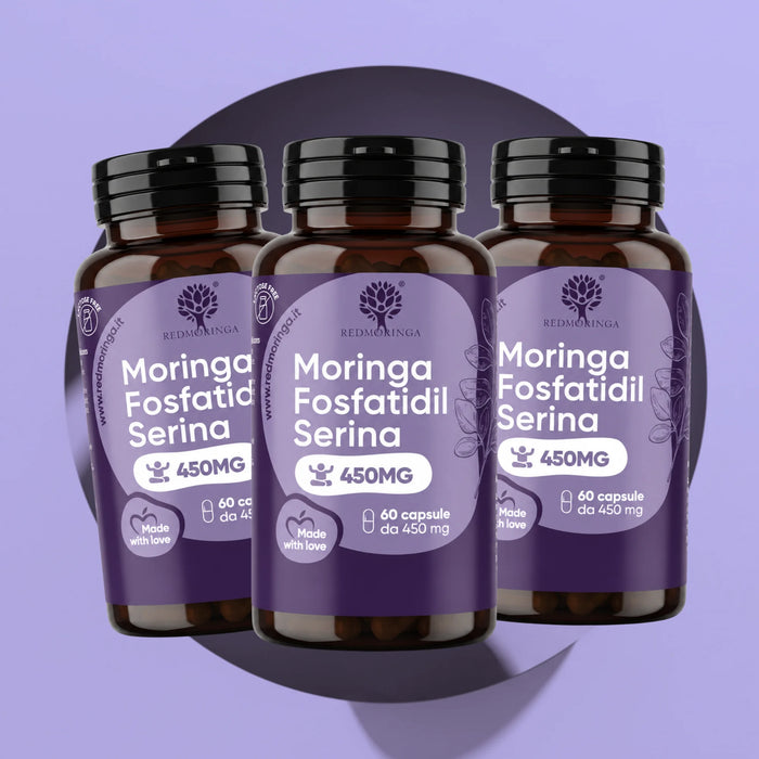 Phosphatidylsérine 450 mg + Moringa | Cortisol, stress