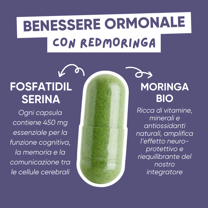 Phosphatidylsérine 450 mg + Moringa | Cortisol, stress