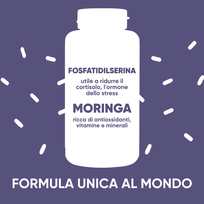 Phosphatidylsérine 450 mg + Moringa | Cortisol, stress