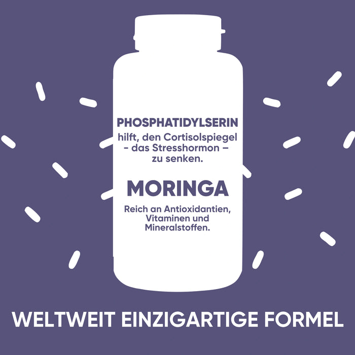 Phosphatidylsérine 450 mg + Moringa | Cortisol, stress