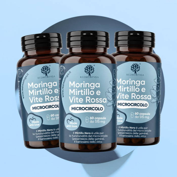 Complément Microcirculation Jambes et Veines avec Myrtille et Moringa