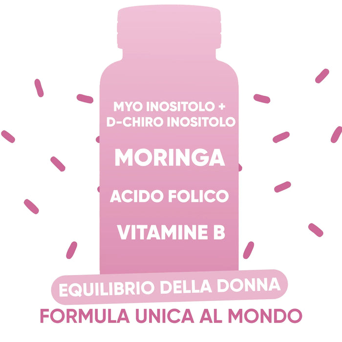 Myo-inositol, D-chiro-inositol, Moringa, acide folique et vitamines B
