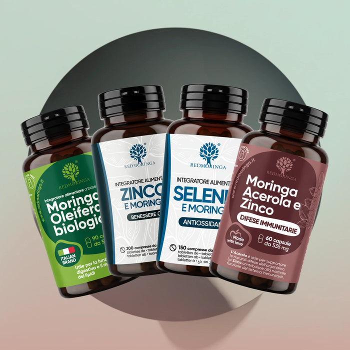 Traitement de renforcement du système immunitaire | Zinc, sélénium, vitamine C et moringa