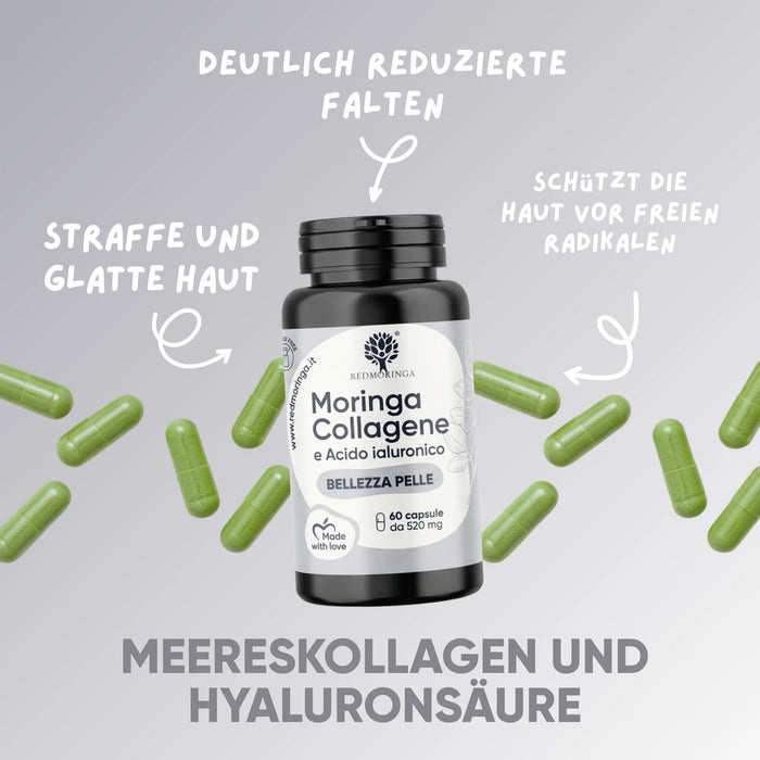 Kit Été In & Out | Démaquillant + Sérum Anti-Rides + Crème Visage Moringa + Complément Collagène