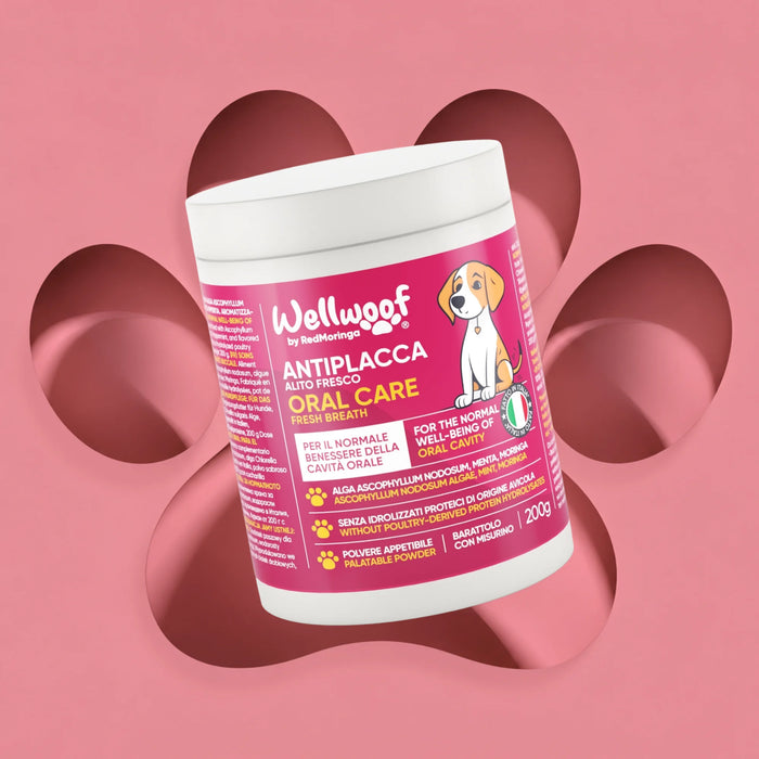 ORAL CARE WellWoof – Complément Anti-Tartre pour Chiens | Réduit la Plaque & la Mauvaise Haleine