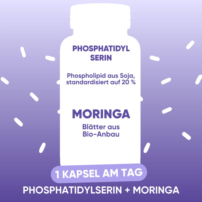 Phosphatidylsérine de soja titrée à 20 % et Moringa bio