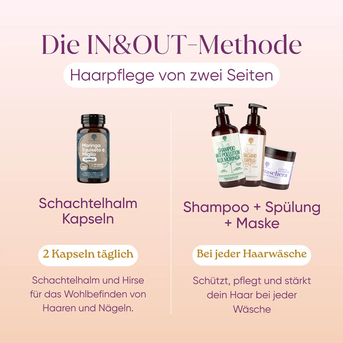 Soin capillaire IN&OUT – De la brillance pour vos cheveux