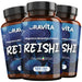 Reishi Kapseln ORAVità – 3er-Packshot mit 360 Kapseln 550mg, Extrakt titriert auf 30% Polysaccharide