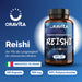 Reishi Nahrungsergänzungsmittel ORAVità hergestellt in Italien: 120 Kapseln à 550mg, 30% Polysaccharide