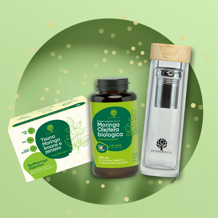 Set benessere naturale RedMoringa idea regalo