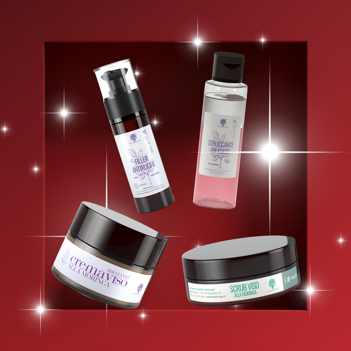 Traitement anti-âge du visage avec du Moringa