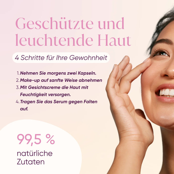 Kit Été In & Out | Démaquillant + Sérum Anti-Rides + Crème Visage Moringa + Complément Collagène