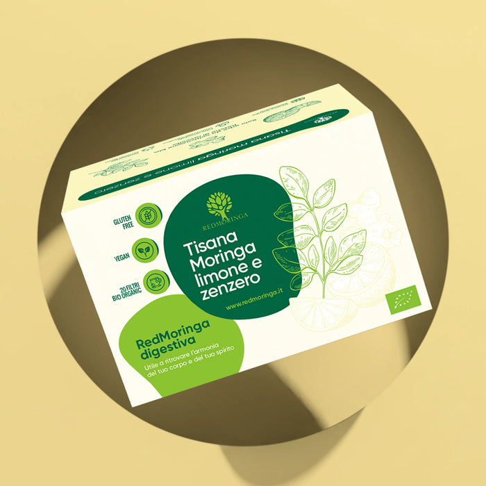 Tisane Digestive au Moringa, Gingembre et Citron
