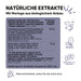 Nährwerttabelle des Nahrungsergänzungsmittels Moringa Phosphatidylserin von RedMoringa. Pro Kapsel sind 450 mg Phosphatidylserin (aus Soja) und 50 mg Moringa-Pulver enthalten. Vegan-Logo und Hinweis auf ein mehrsprachiges Etikett.